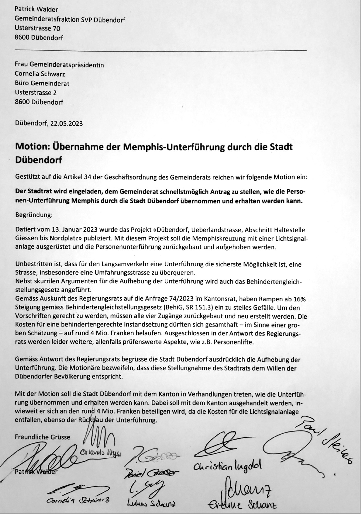 motion memphis unterfuehrung